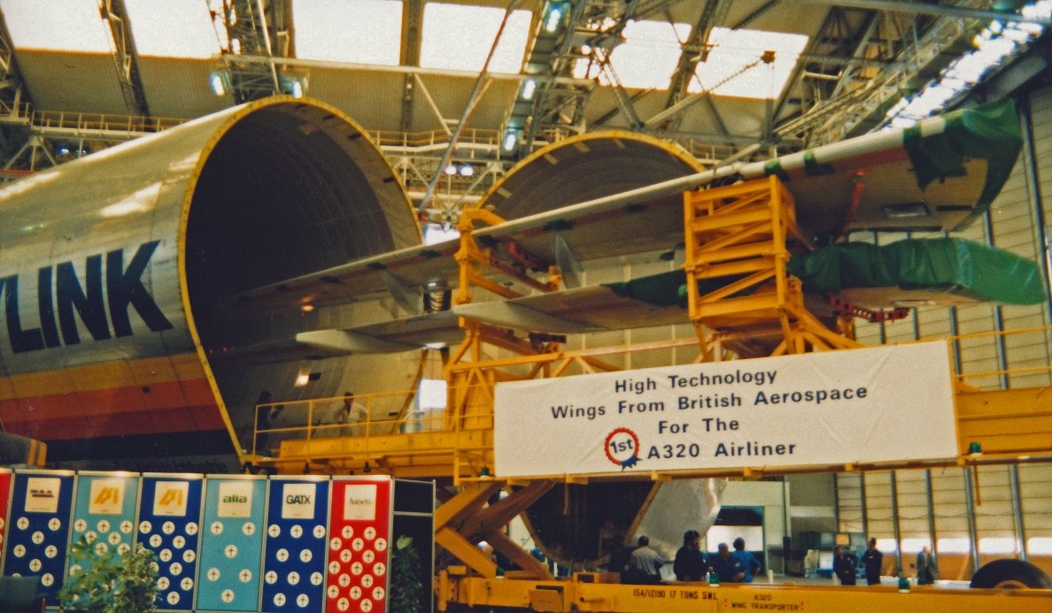Super Guppy 1st A320 wings Super Guppy 1st A320 wings
