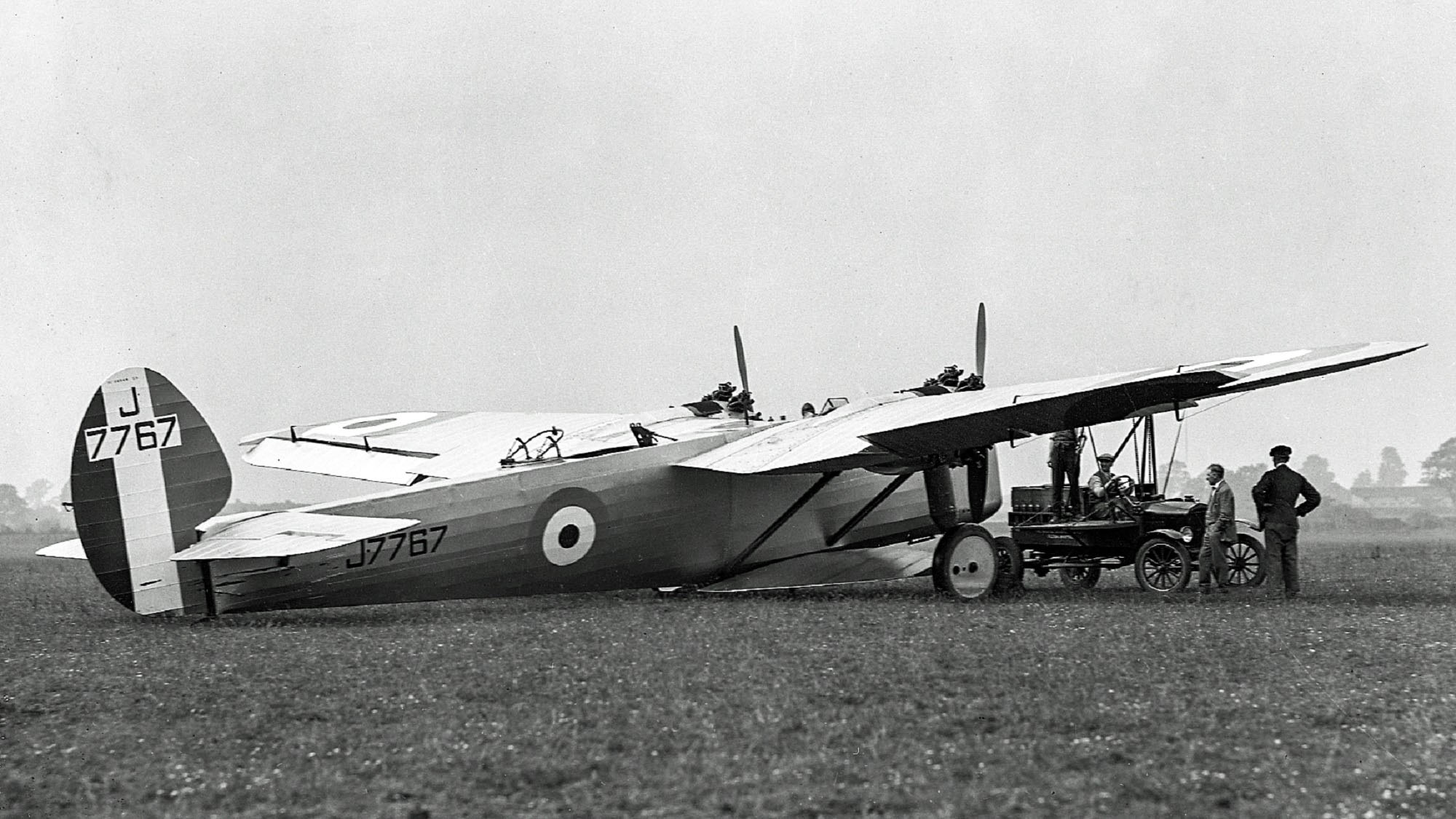 Bristol 95 Bagshot J7767 side July 1927 Bristol 95 Bagshot J7767 side July 1927