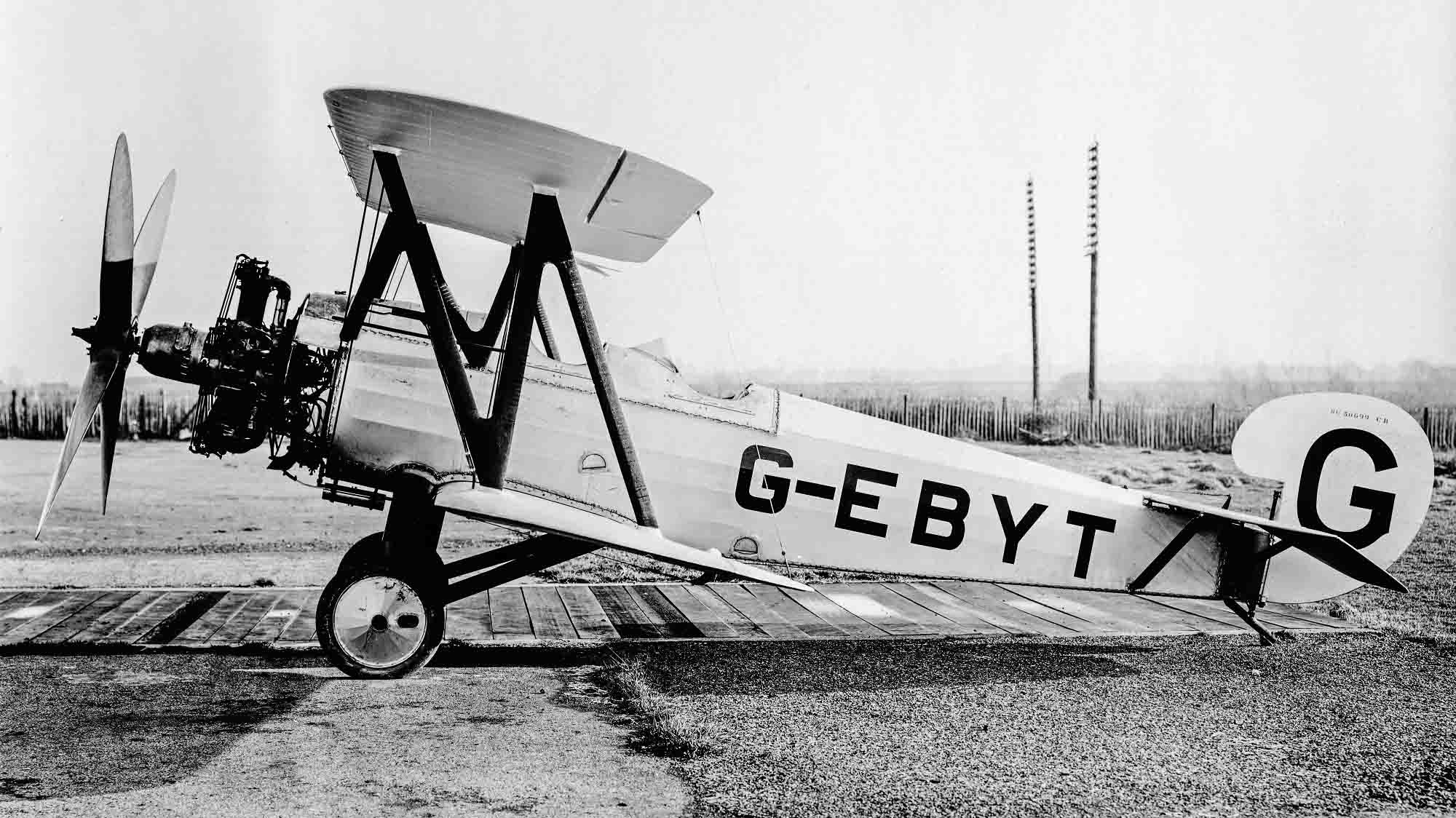 Bristol 83E Primary Trainer geared Titan G-EBYT 1930 Bristol 83E Primary Trainer geared Titan G-EBYT 1930