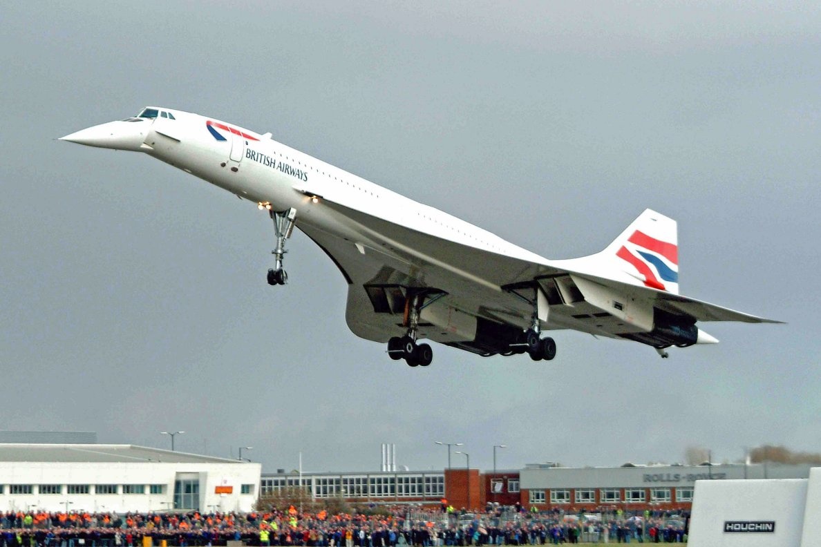 Concorde G-BOAF returns to Filton 26th November 2003 Concorde G-BOAF returns to Filton 26th November 2003