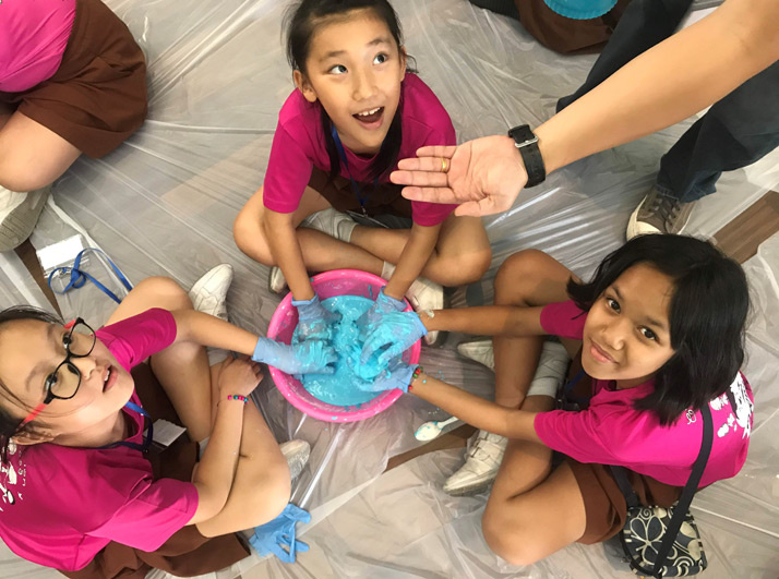 Image from Singapore - Girl Guides 'She Solves' project Image from Singapore - Girl Guides 'She Solves' project