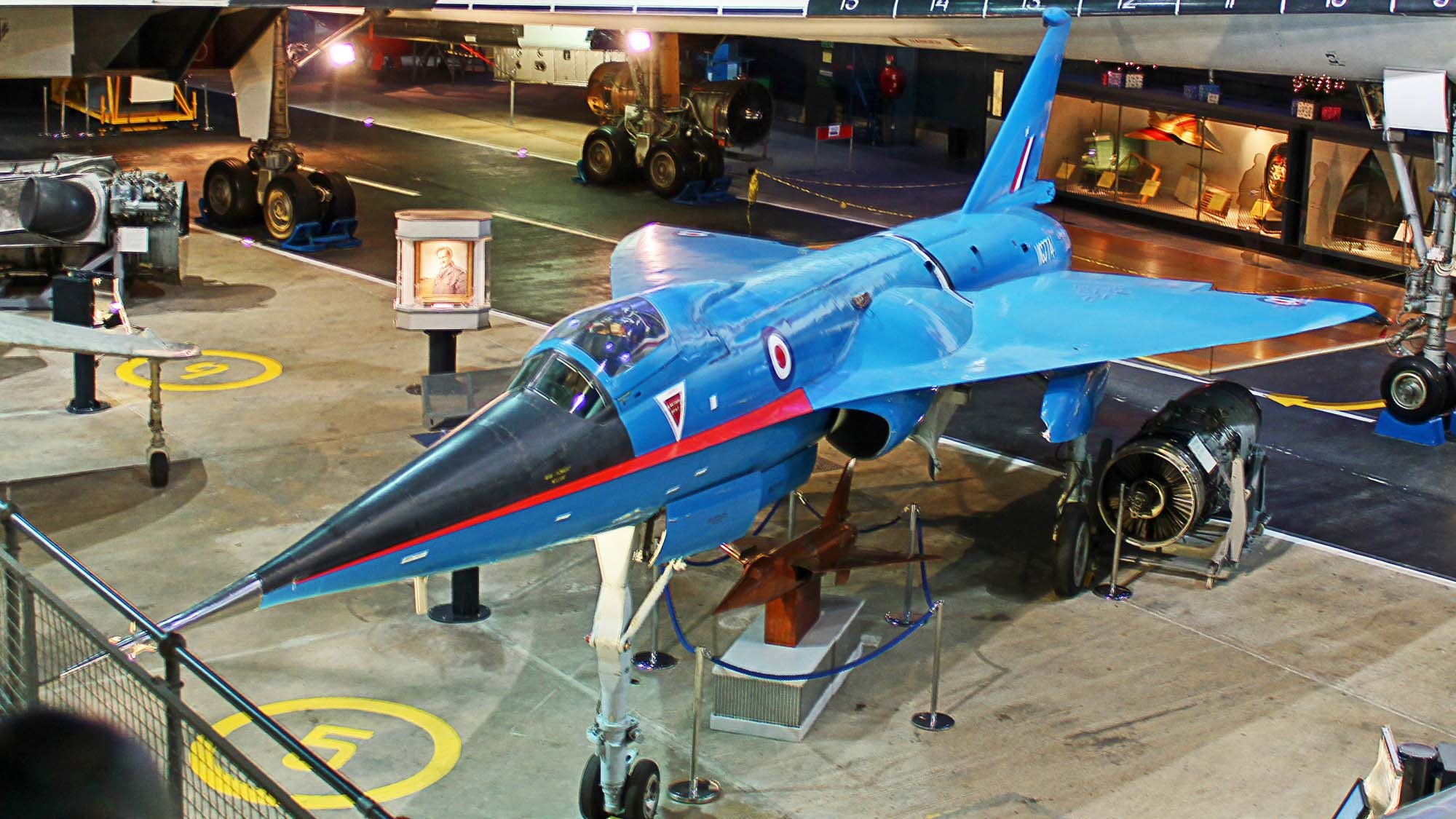 BAC 221 on display at FAA Museum Yeovilton BAC 221 on display at FAA Museum Yeovilton
