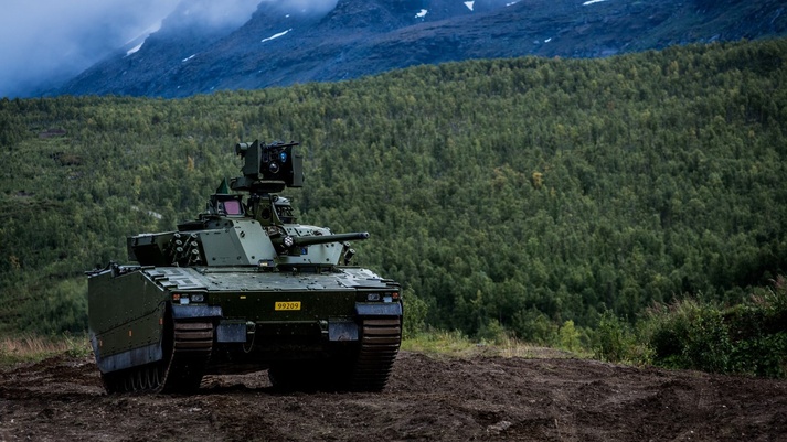 The Norwegian military has established the CV90 as part of that connected environment, allowing vehicles to share and receive live information with forces operating in other domains. The Norwegian military has established the CV90 as part of that connected environment, allowing vehicles to share and receive live information with forces operating in other domains.