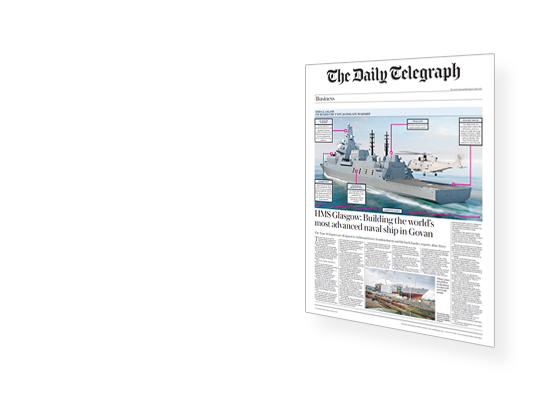 Image of The Daily Telegraph Monday Business section 12 July 2021 Image of The Daily Telegraph Monday Business section 12 July 2021