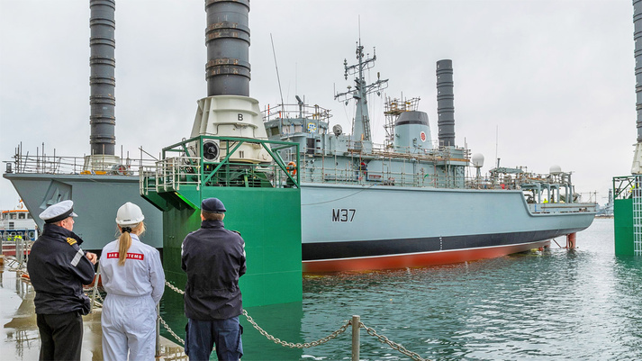 BAE Systems celebrates 15 years of supporting the Royal Navy’s mine countermeasure vessels in the Gulf