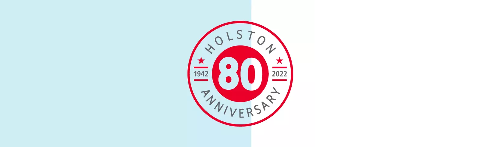 Holston 80th anniversary banner 