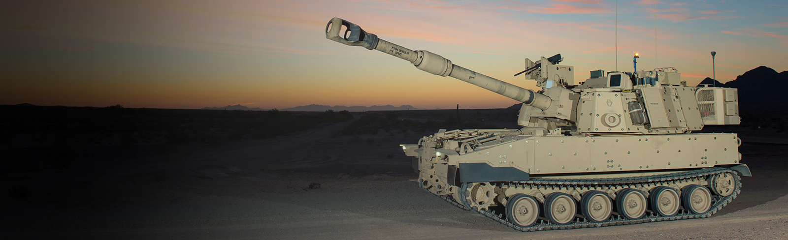 M109A7 at sunset