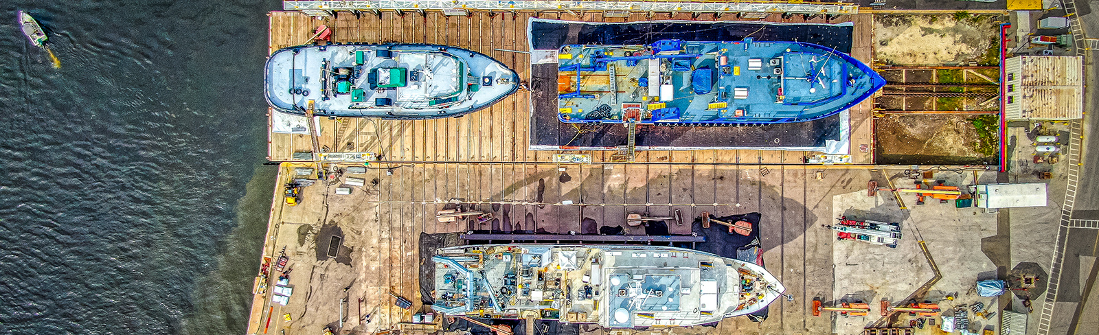 Ships viewed from above