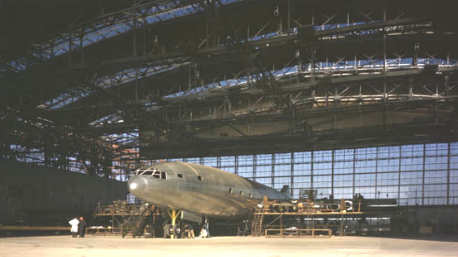 Brabazon in hangar Brabazon in hangar