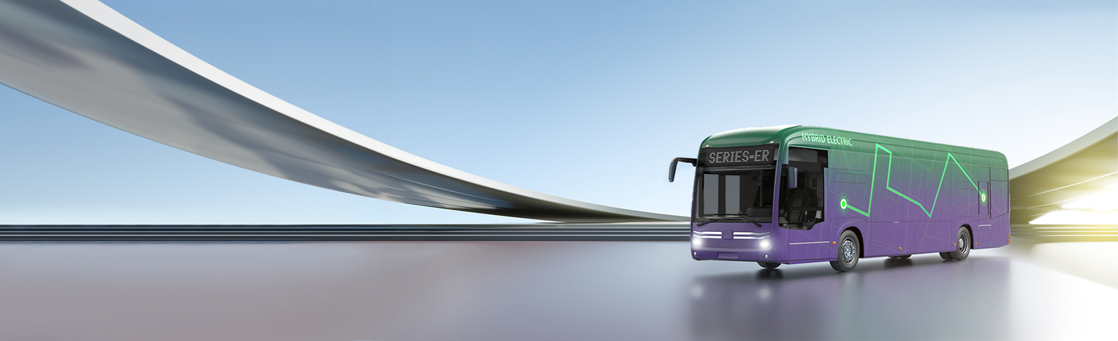 Hybrid bus shop
